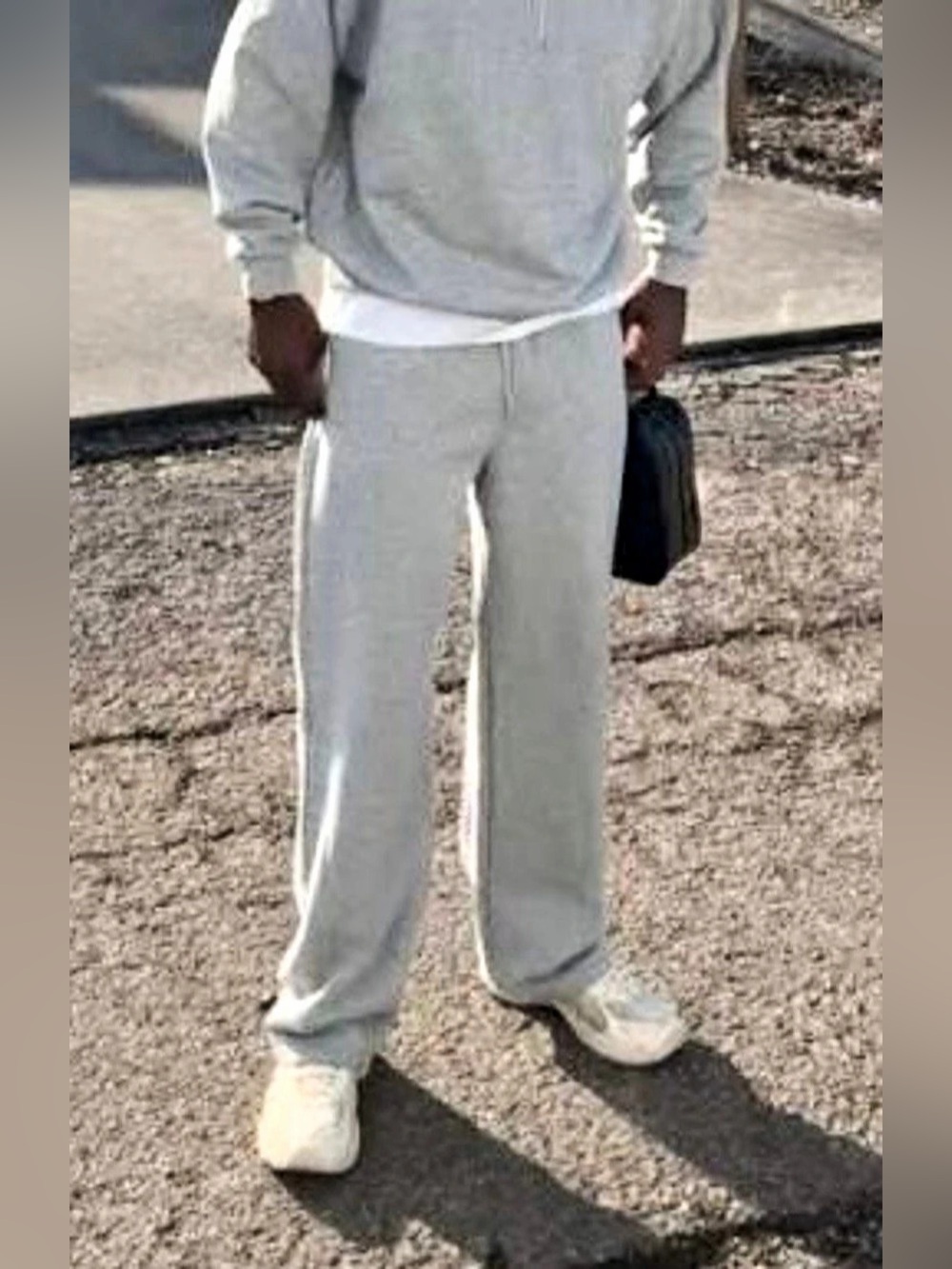 Alo Straight Leg Gray Men’s Sweatpants